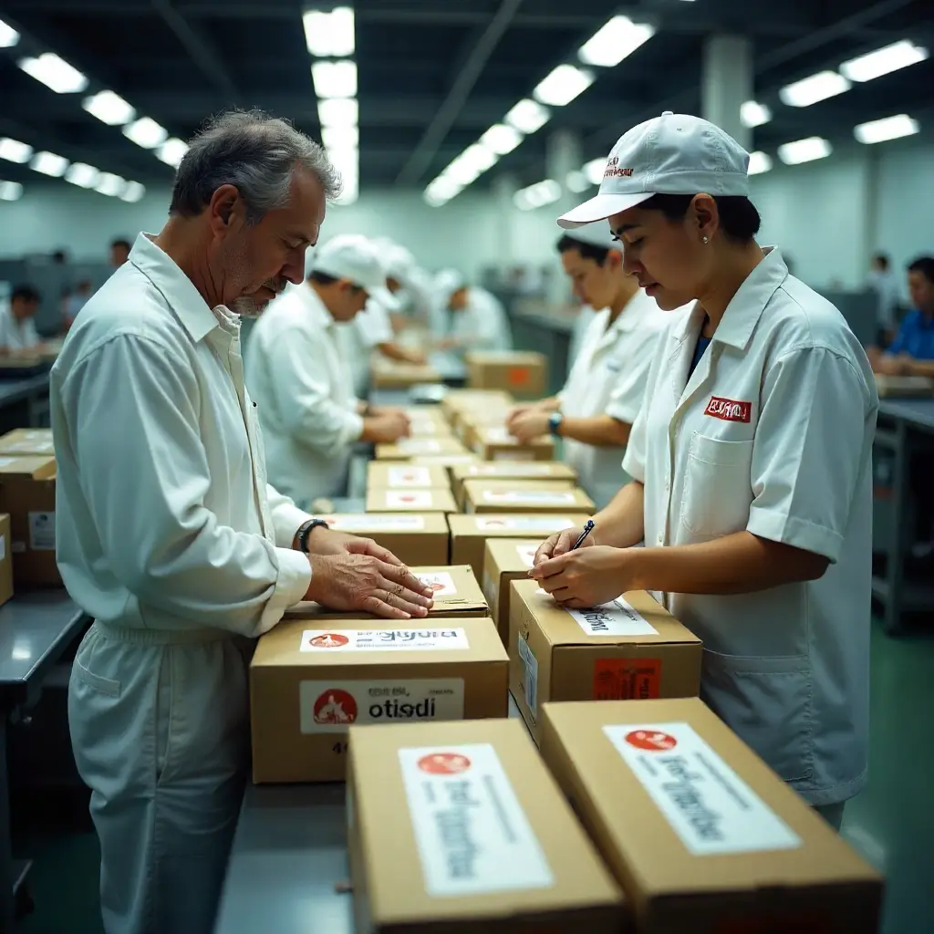 Professional packaging services in action